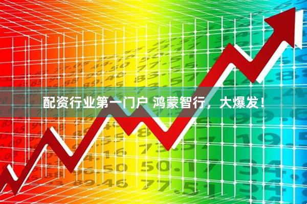 配资行业第一门户 鸿蒙智行，大爆发！